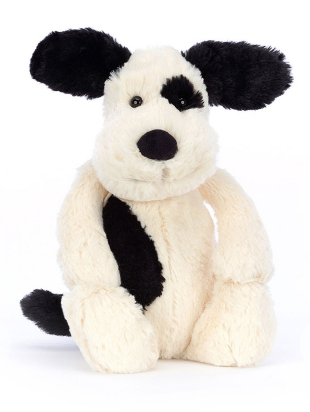 Jellycat Bashful Black & Cream Puppy